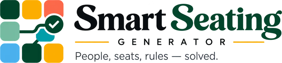 Smart Seating Generator — People, seats, rules — solved.